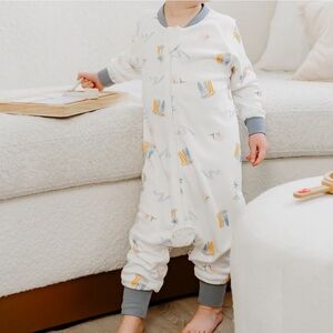 NEST DESIGNS Avocado Bamboo Long Sleeve Footed Sleep Bag | 1.0 TOG- 7/8 years